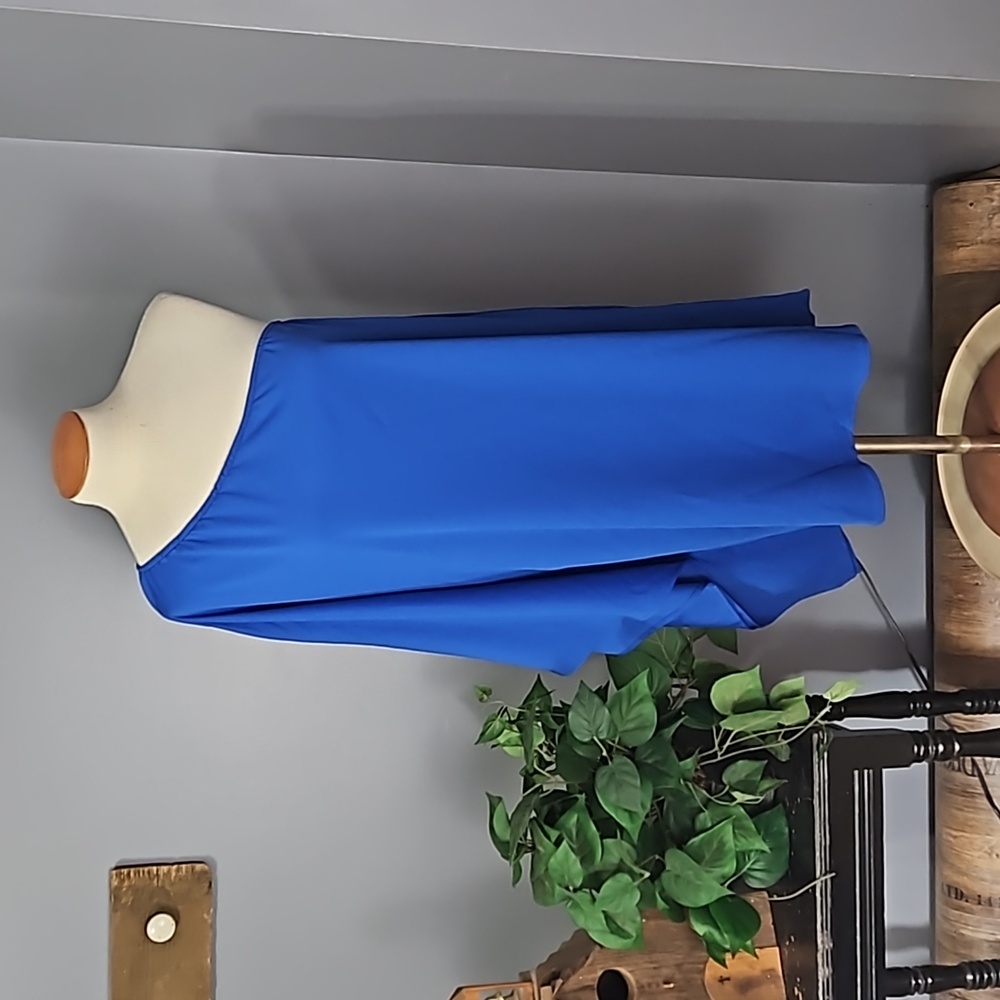 ZileZile, royal blue,  One shoulder,  Mini, party,  dress, size XXL